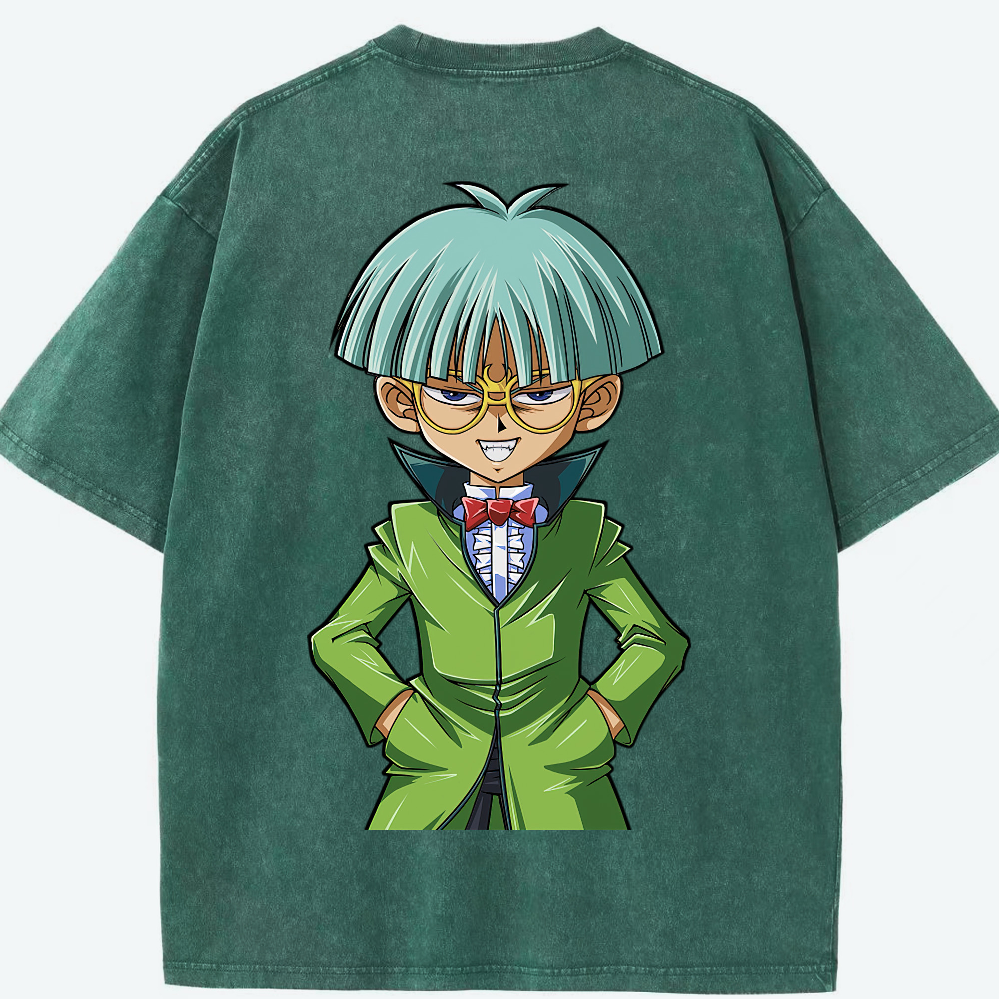 （画像用） 遊☆戯☆王 Yu-Gi-Oh! 綿100% ヴィンテージ風 半袖Tシャツ（背面プリント）